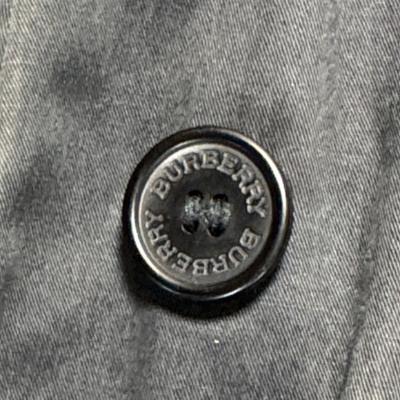 BURBERRY Vintage Classic Black Women's Car Coat Nova Check Size 8R Faded Fabric - Picture 11 of 16